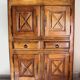 Abbatiale solid oak TV cabinet sideboard