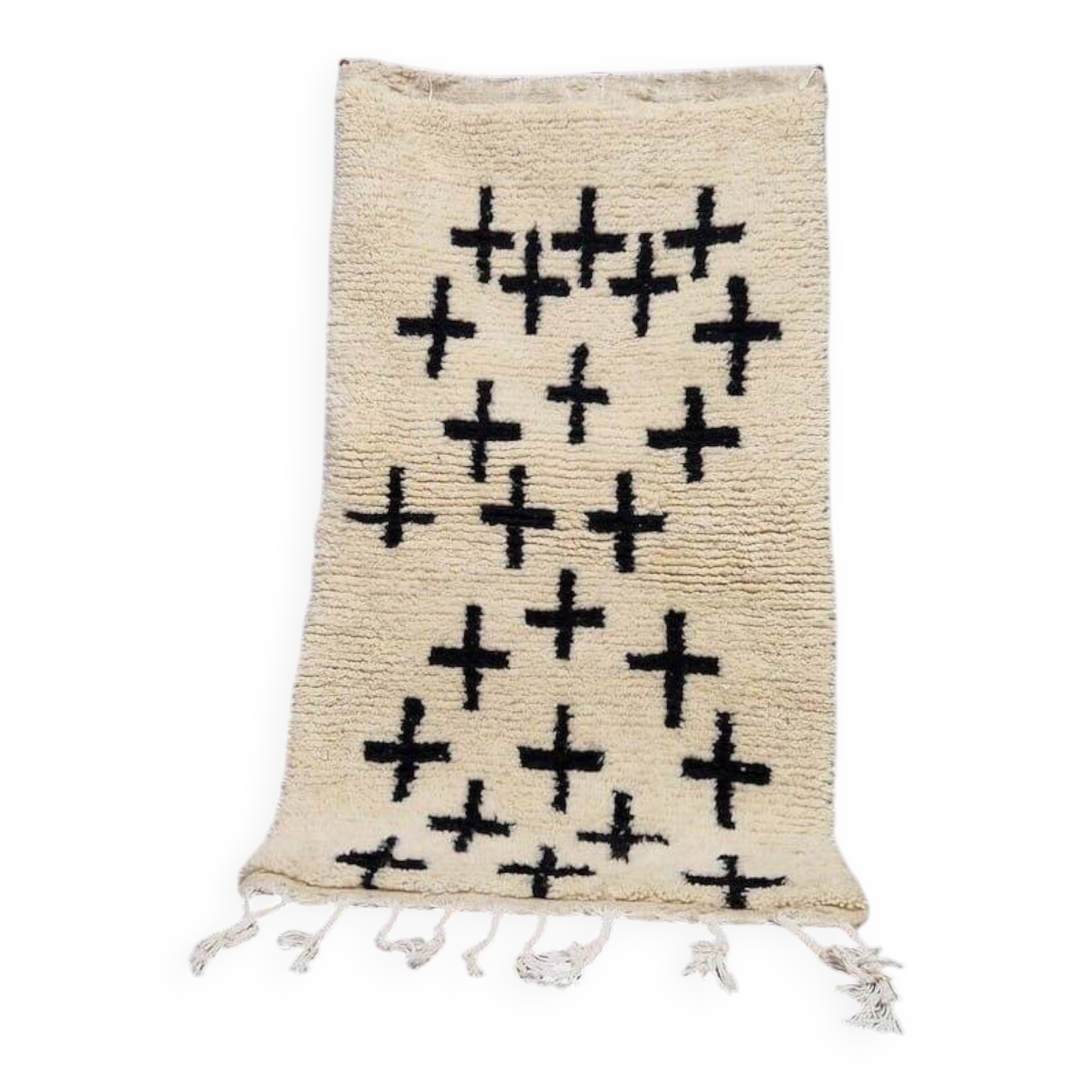 Handmade traditional wool rug, size 145 x 255 cm