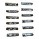 Set of 12 crystal knife rests by Daum - 1960