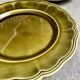 Pair of Luneville glazed earthenware dinner plates Elysée model