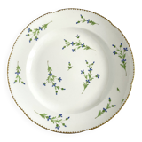 Assiette en Porcelaine du Comte d'Artois | Barbeaux | Fin du XVIIIe Siècle