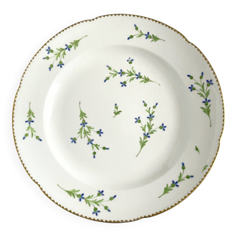 Porcelain Plate of the Count of Artois | Barbeaux | Late 18th Century