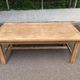 Renovated farmhouse dining table in raw wood from the 20th century 185cm
