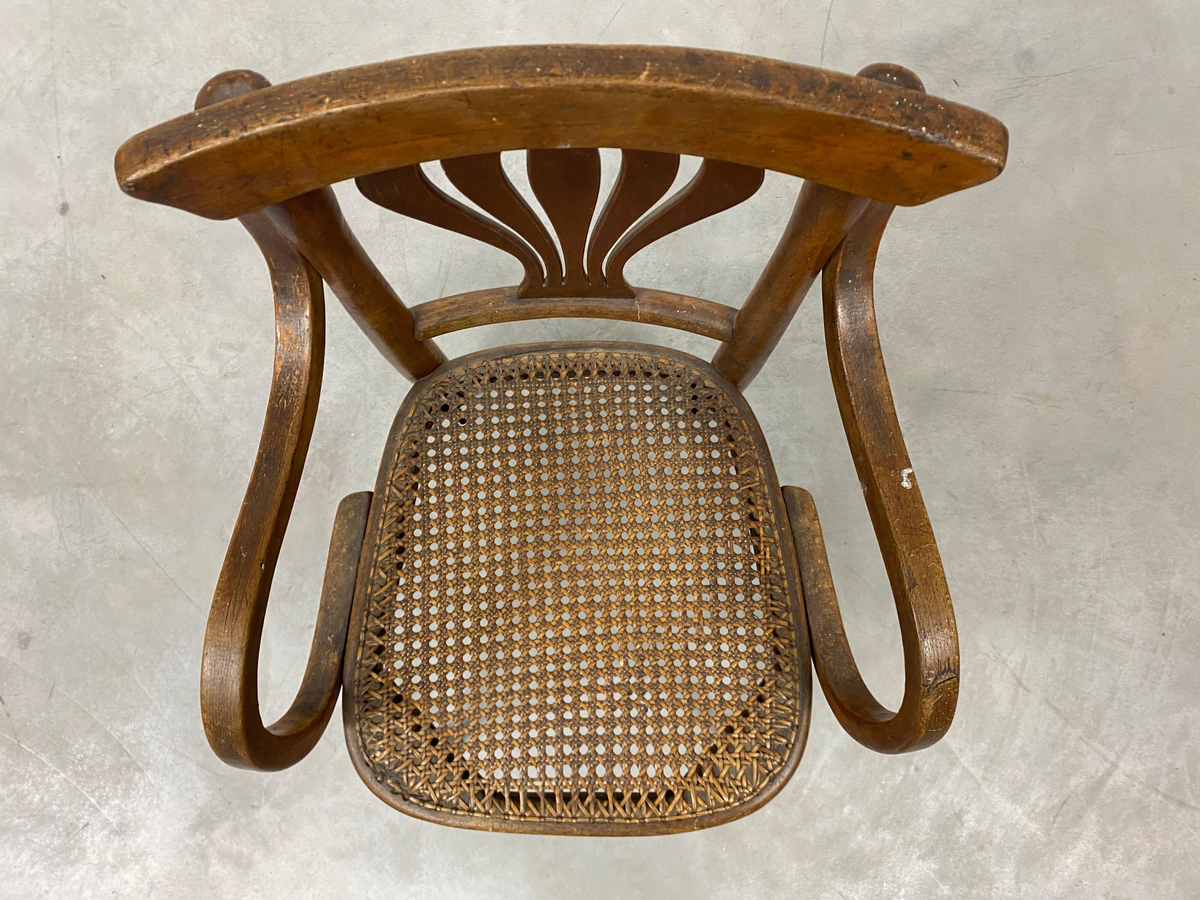 Art Nouveau Armchair for Children by J&J Kohn