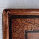 Art Nouveau marquetry tray