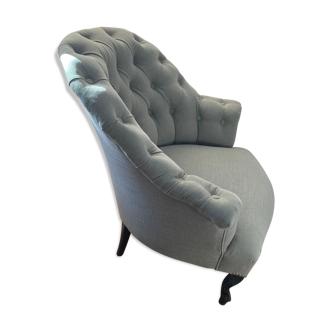 Padded toad armchair