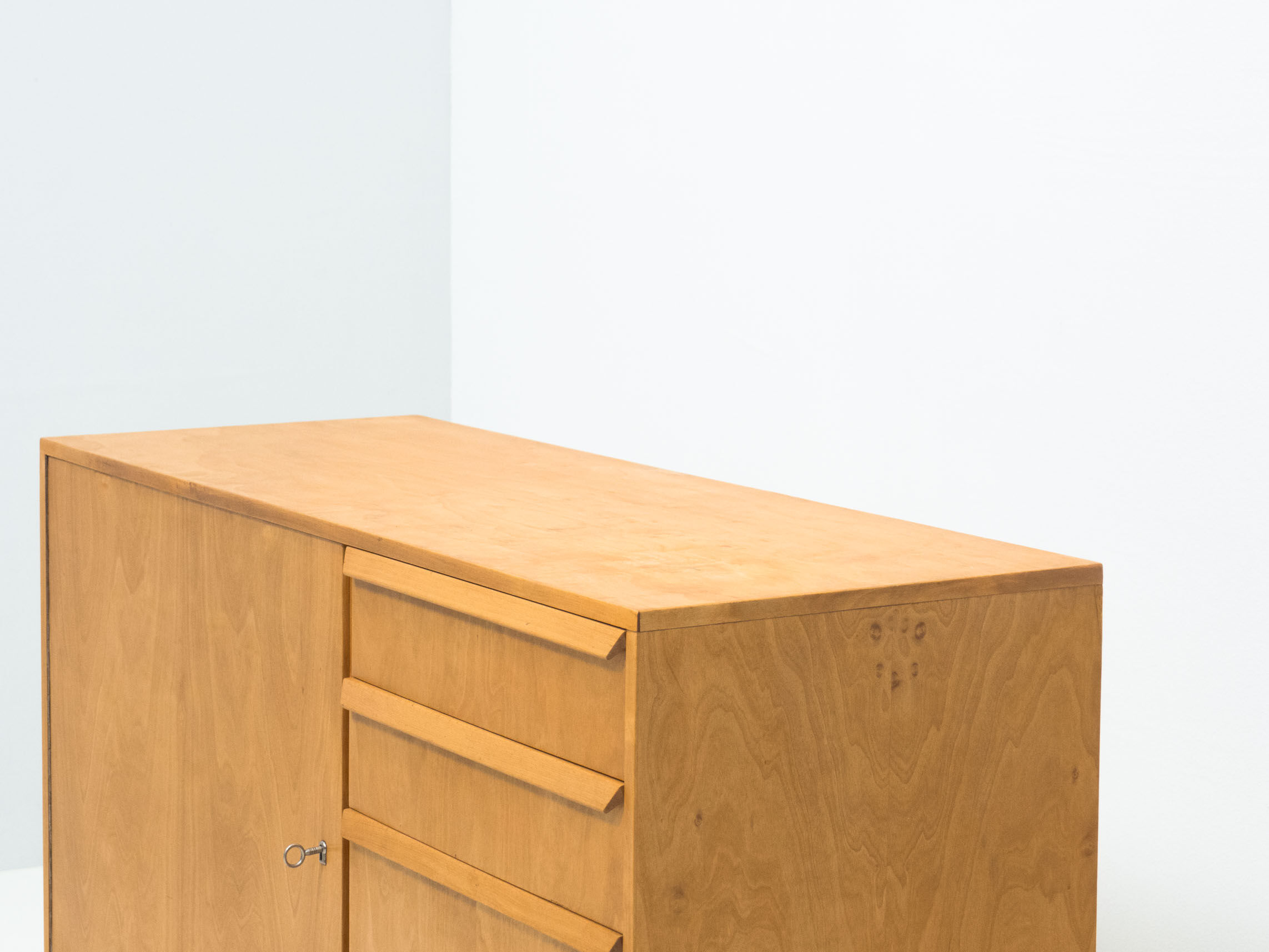 Vintage birch sideboard