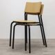 Chaise SSD de marque Tiptoe en métal et en bois