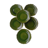 6 flat plates green BIOT