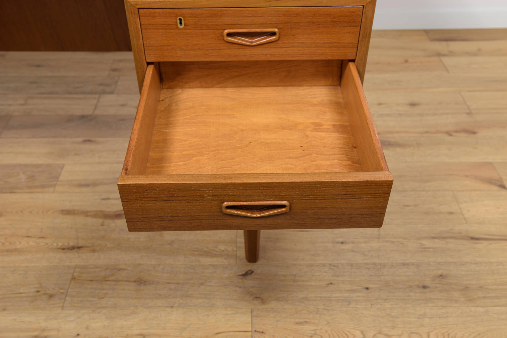 Mid-Century Freestanding Teak Desk, Denmark, 1960s