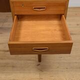 Mid-Century Freestanding Teak Desk, Denmark, 1960s