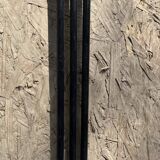 Vintage 3-spoke black towel racks