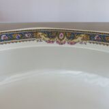 Hollow dish " jean boyer " limoges porcelain, floral pattern 20 years