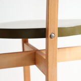 Chaise bistrot vintage en bois revisitée