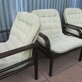 Lounge Easy Chairs by Bror Boije for Dux Miljo Expo, Sweden 1980s, Set of 4