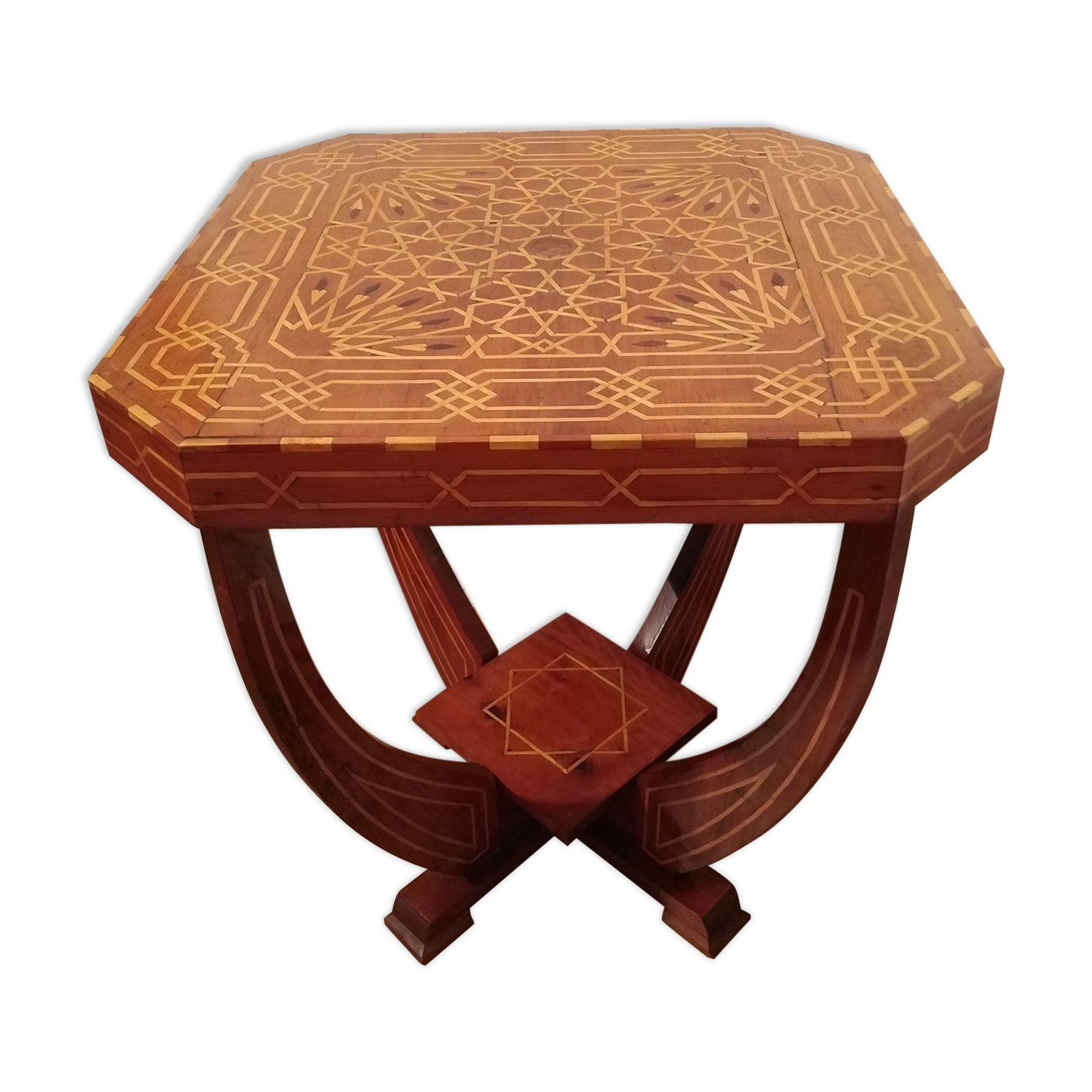 Inlaid side table