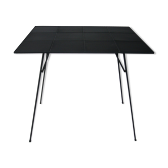 Black metal vintage side table