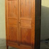 Wardrobe in pitchpin, 19th