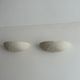 Pair of wall lamps in molded plaster France 1980