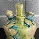 Yellow floral decoration water bottle