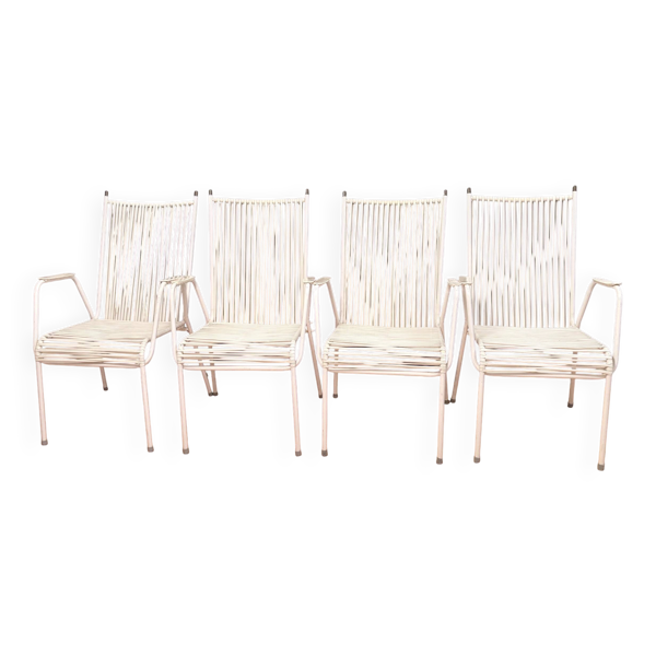 Ensemble de quatre chaises Mauser, Allemagne, années 1960.