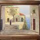Oil on wood framed by a landscape