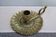 Gold metal candle holder