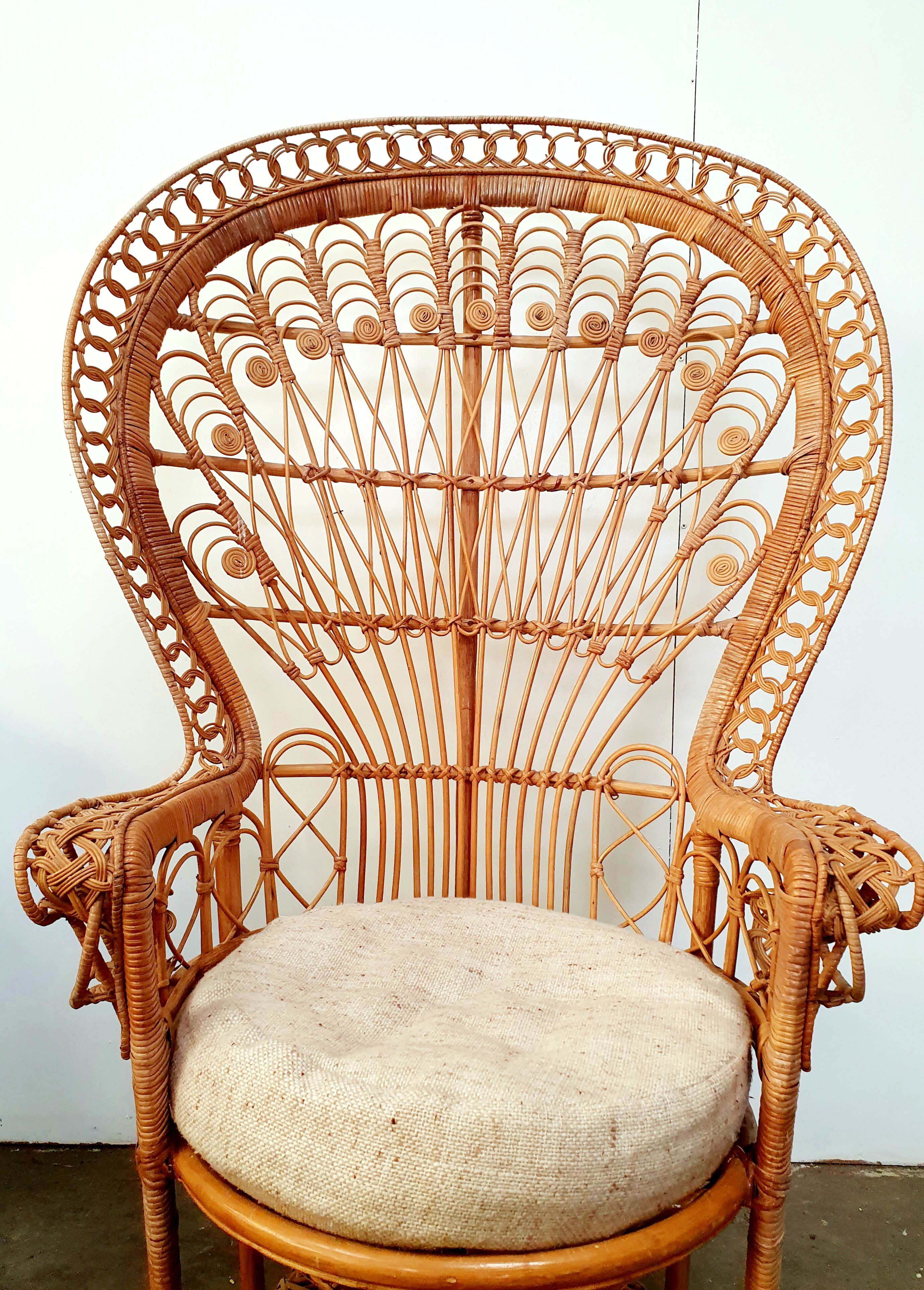 Fauteuil Emmanuelle en rotin