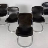 Set of 5 Cidue chairs, Italy 1970