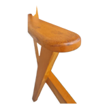 Light wood bridge armchair