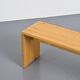 Large bench in solid pine, France, circa 1970