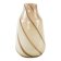 Vase en verre beige, design danois, années 1970, fabriqué au Danemark