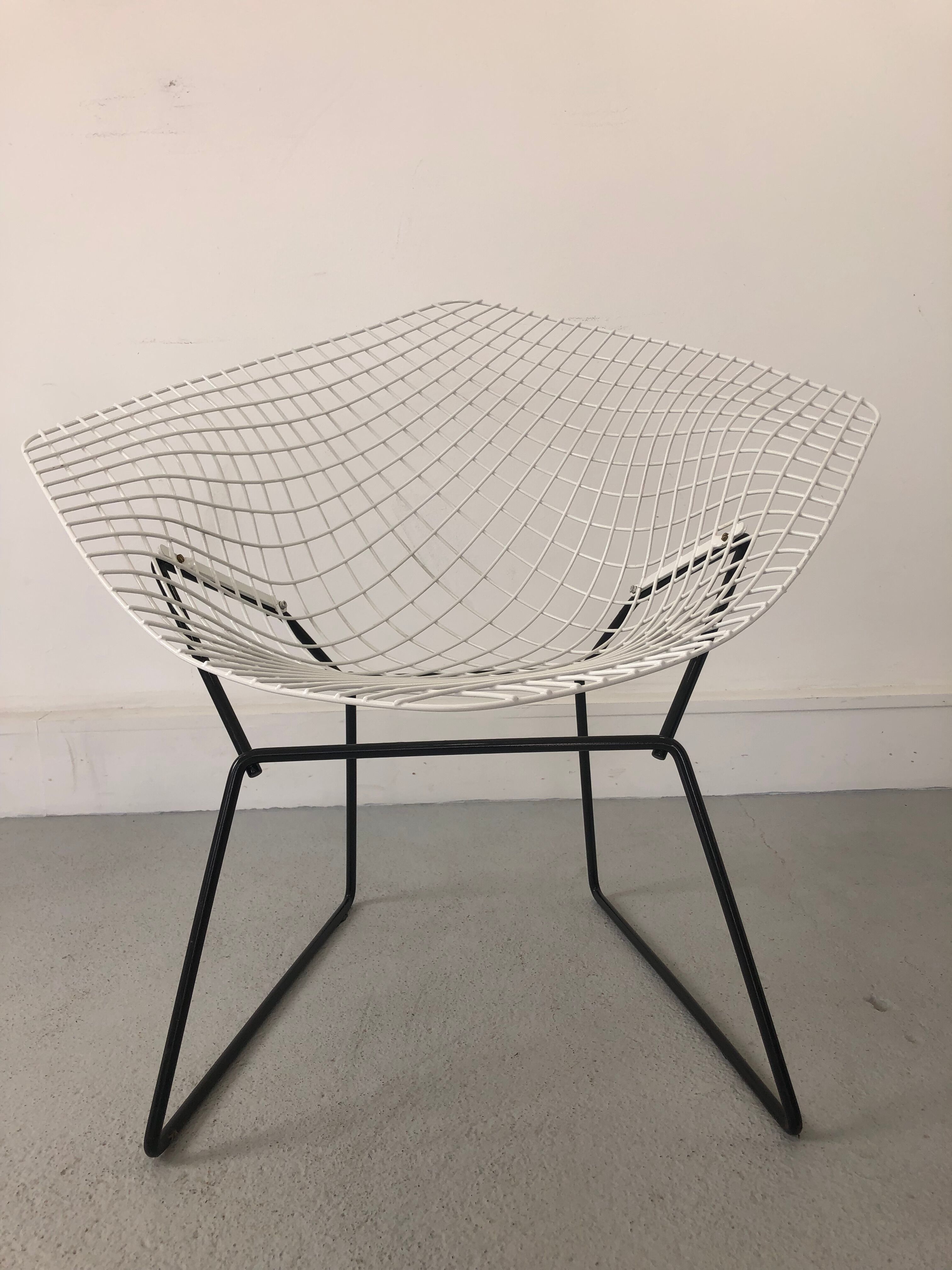 Vintage Diamond 421 Lounge Chair by Harry Bertoia for Knoll International