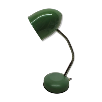Old retro green type bedside desk lamp