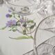 Set of 7 glasses of crystal champagne 1940s