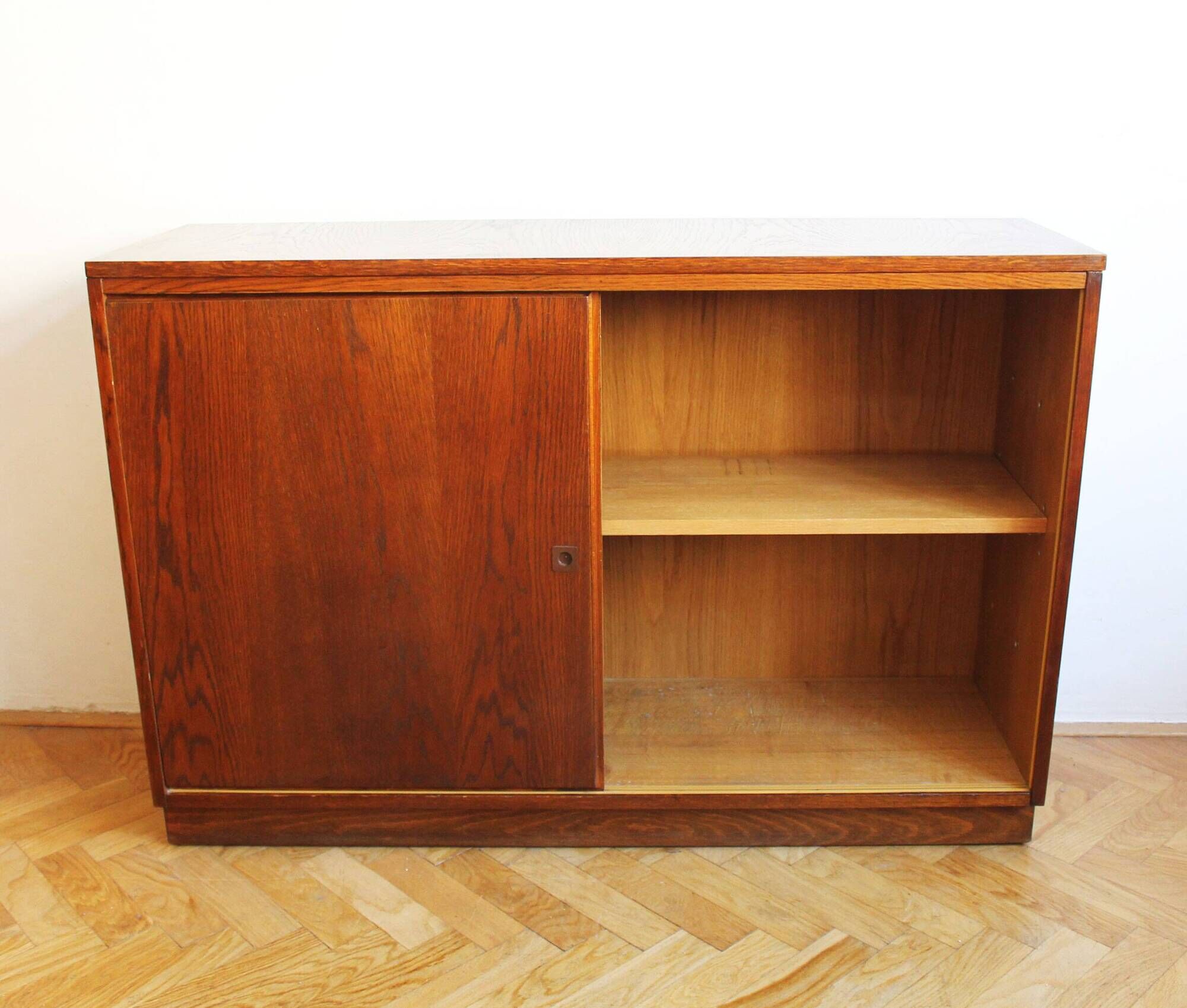 Vintage 1966 Czechoslovak Oak Sideboard by UP Závody