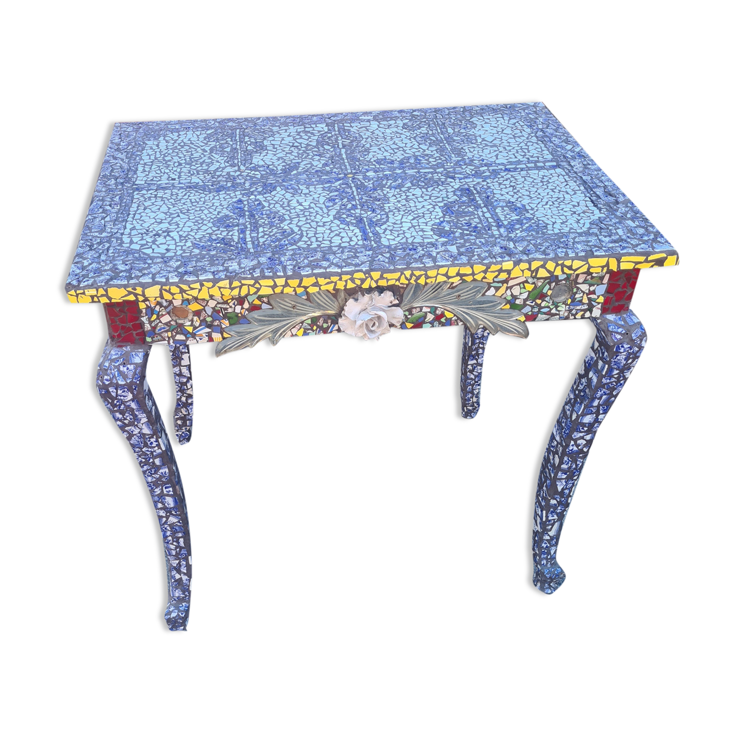 Picassiette mosaic table