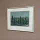Original Swedish Oil on Paper – “Trees” by Gunnar Fohlin – Signed –