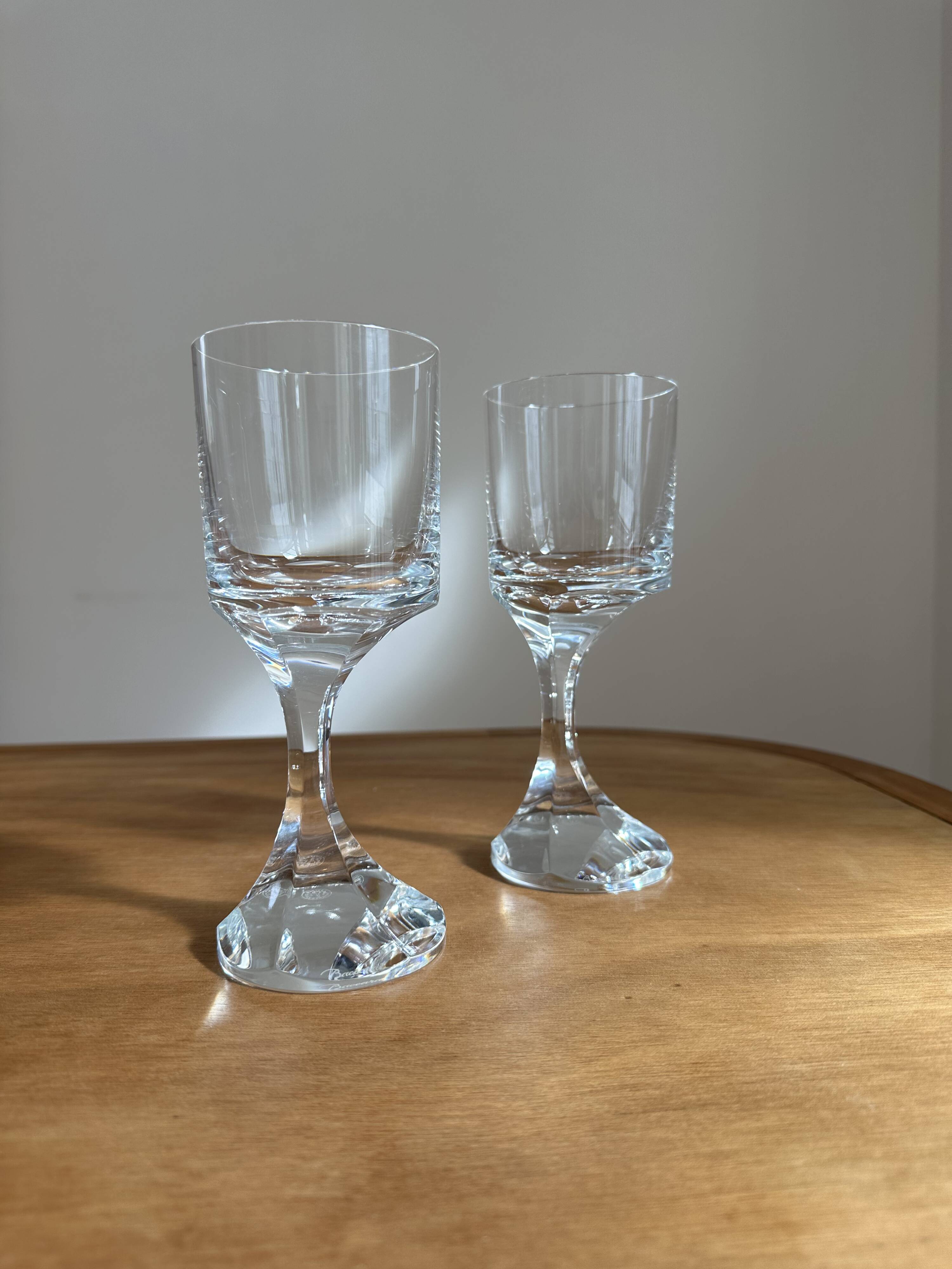 2x Verres à Pieds en Crystal "Narcisse" de Baccarat