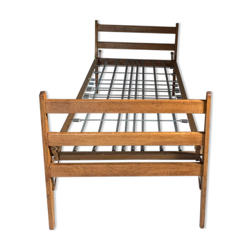 Daybed Vintage Solid Oak Bed - 2 remaining