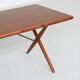 Hans Wegner's AT 303 cross-legged dining table, Andreas Tuck, Denmark, 1950