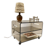 Roche Bobois smoked plexi coffee table