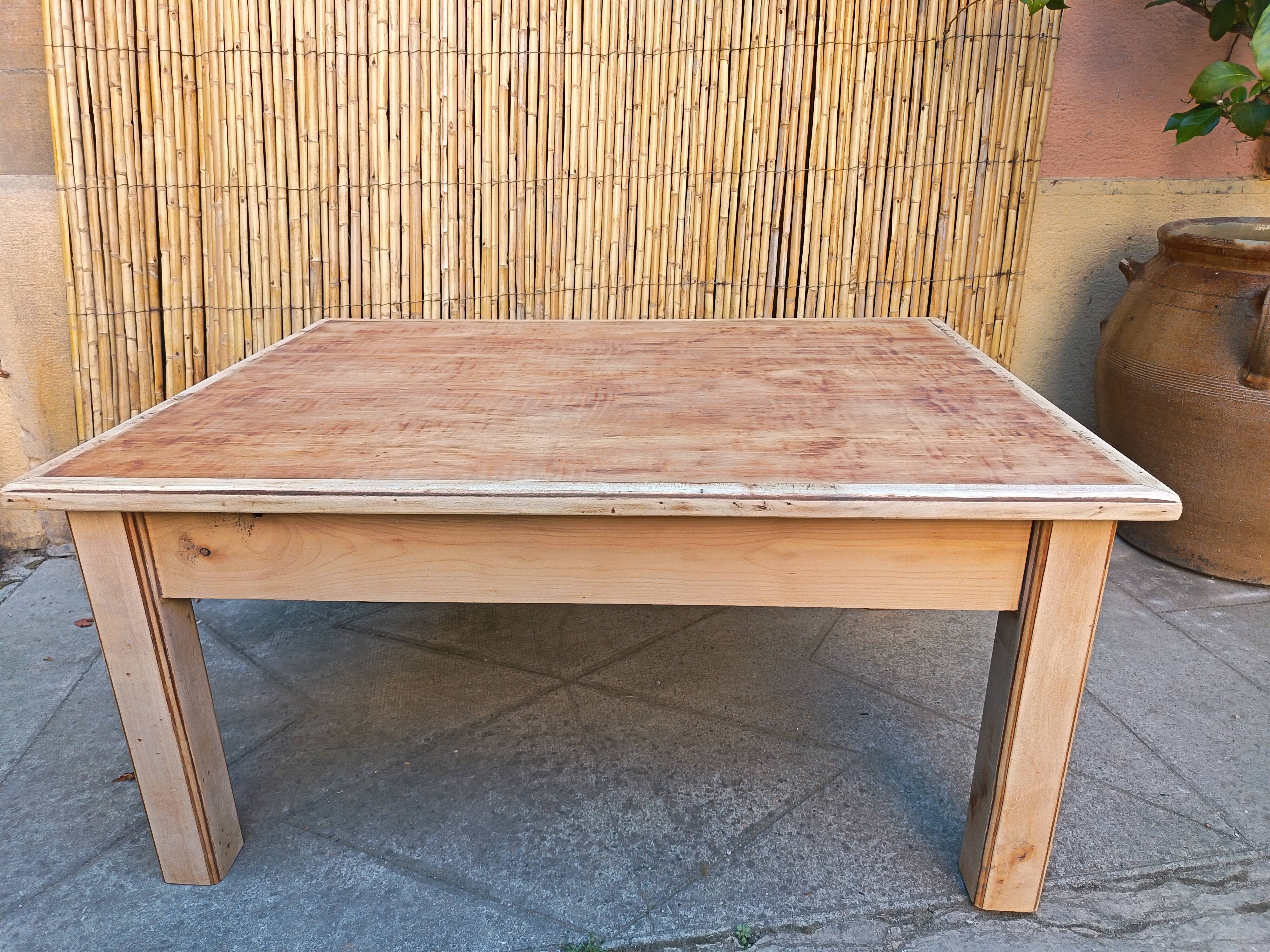 Wooden coffee table in Japanese style