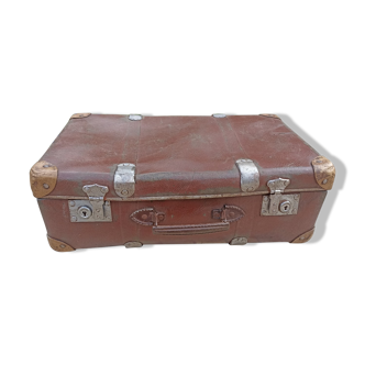 Antique cardboard suitcase