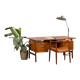Freestanding teak desk, model 75 Gunni Omann for Omann Jun's Møbelfabrik