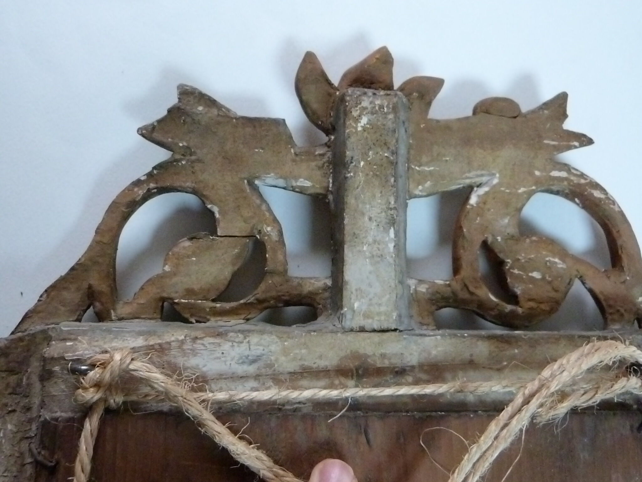 Pedimented mirror eighteenth century Louis XVI era