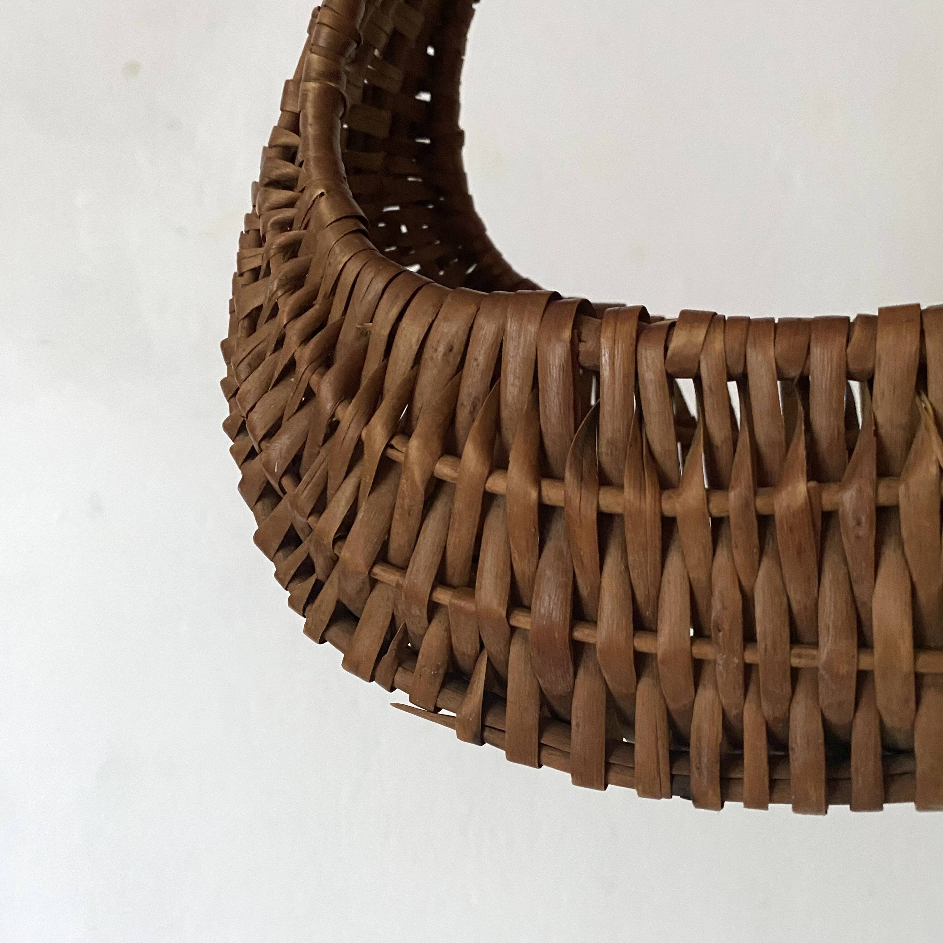 Vintage wicker basket for children