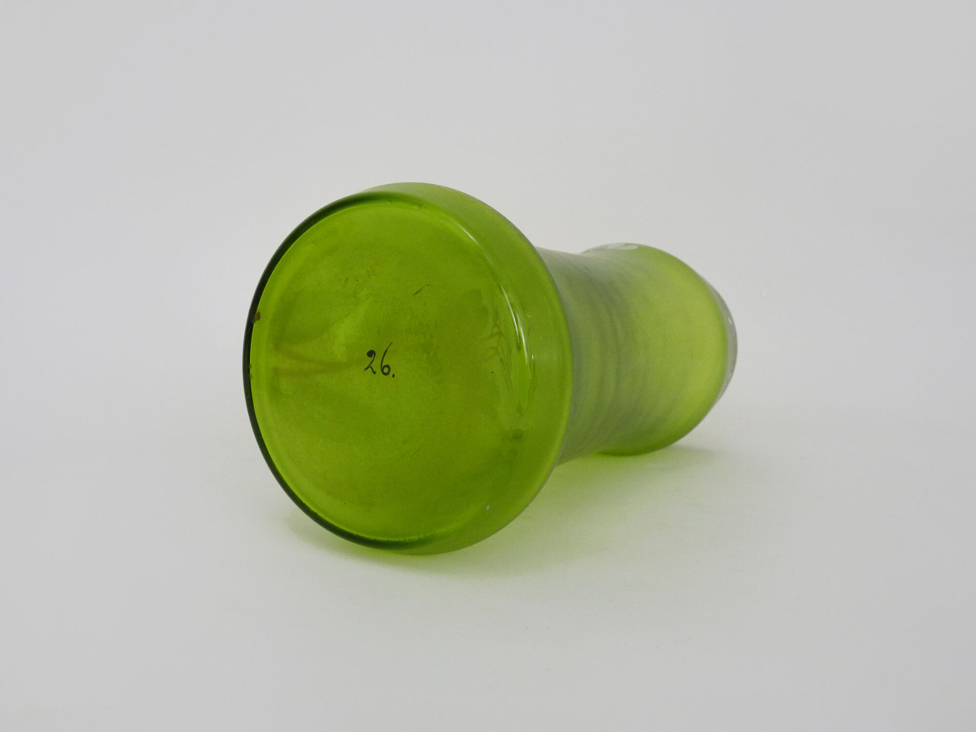 Art nouveau vase enamelled floral decoration, 27.5 cm - 10.82"
