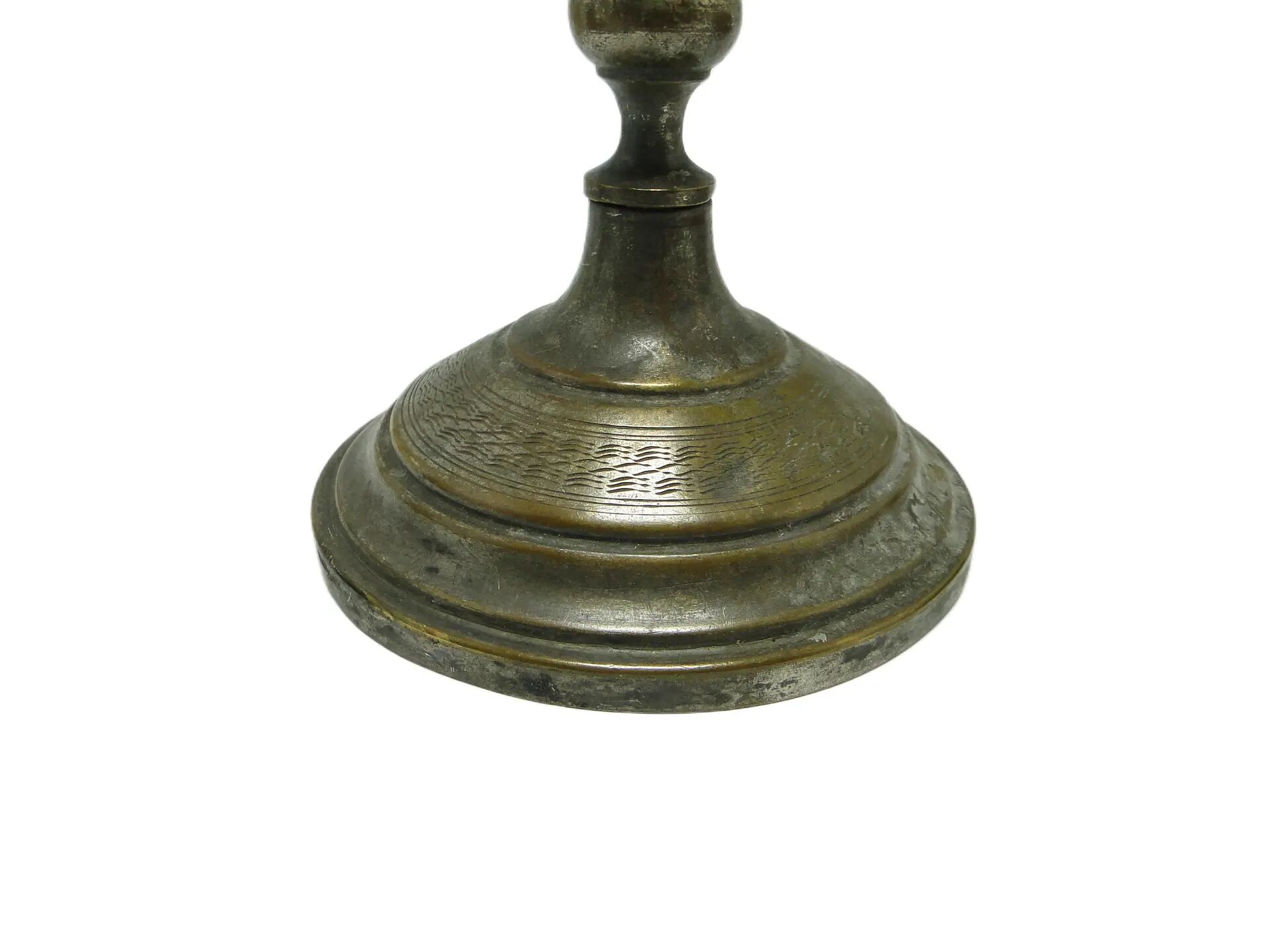 Empire candlestick, silver-plated brass, Austria, early 20th century