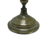 Empire candlestick, silver-plated brass, Austria, early 20th century